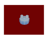 58 mm Buttress Transfer Closure, (2) 1/8" OD Tube Ports 600-058-22